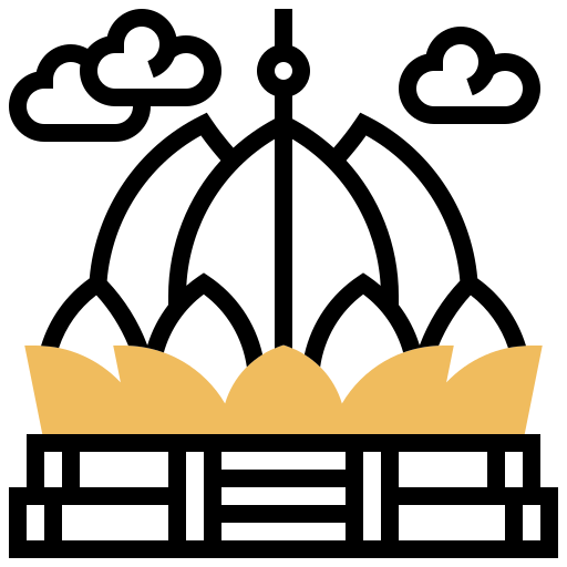 Świątynia lotosu Meticulous Yellow shadow ikona