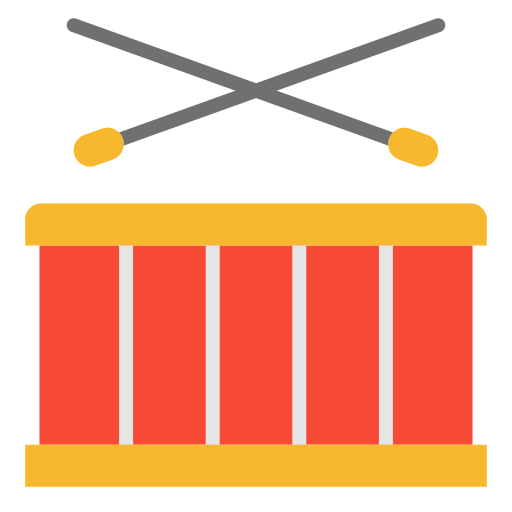 Drum Good Ware Flat icon