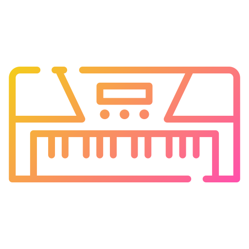piano-toetsenbord Good Ware Gradient icoon