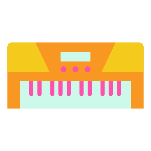 tastiera di pianoforte Good Ware Flat icona