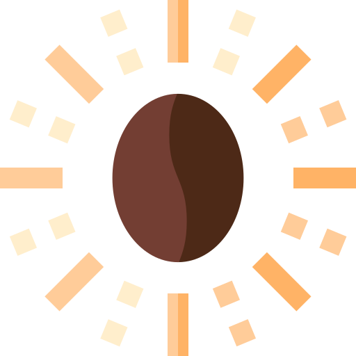 커피 콩 Basic Straight Flat icon