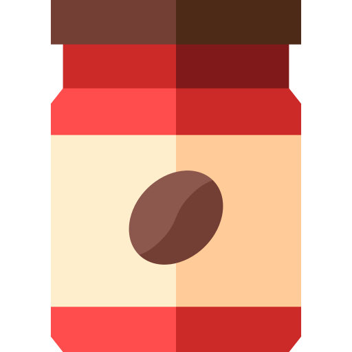 Instant coffee Basic Straight Flat icon