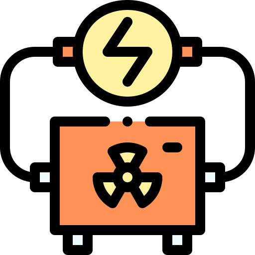 stromgenerator Detailed Rounded Lineal color icon