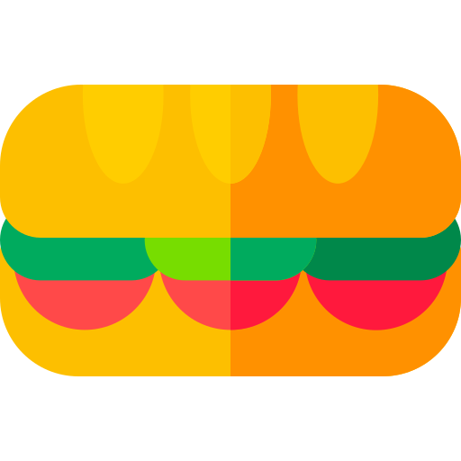 sandwich Basic Rounded Flat Icône