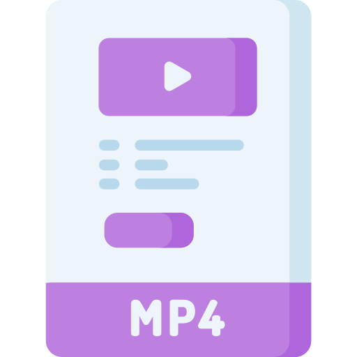 mp4 Special Flat icon