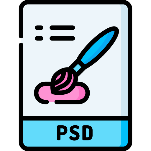 Psd file Special Lineal color icon