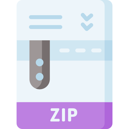 Zip file Special Flat icon