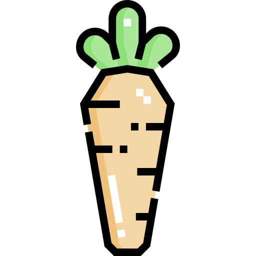 Carrot Detailed Straight Lineal color icon