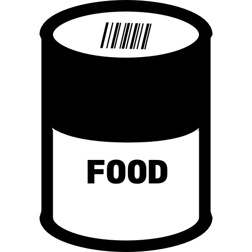 Food can closed  icon