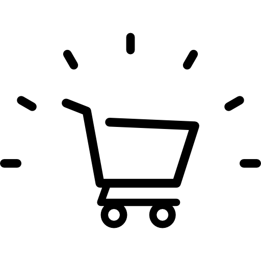 Shopping cart sign  icon