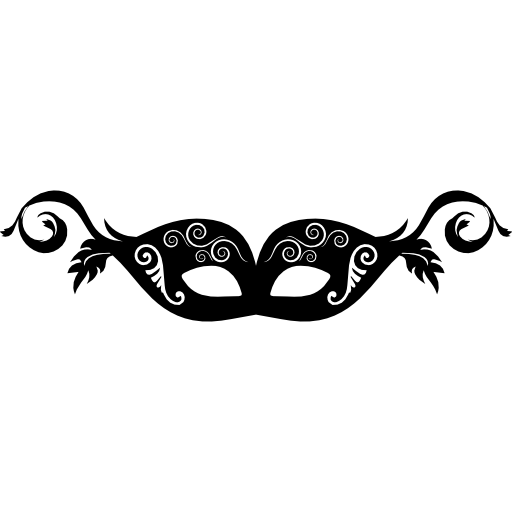 Карнавальная маска для глаз женственного дизайна  иконка