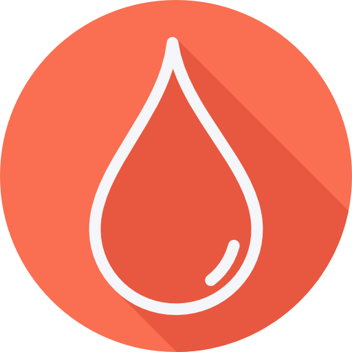 Blood Cursor creative Flat Circular icon