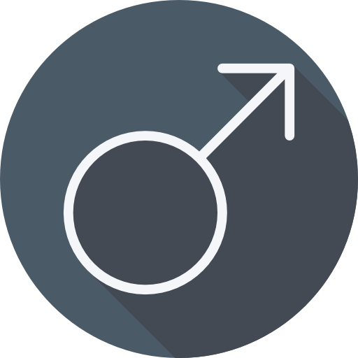 Male Cursor creative Flat Circular icon