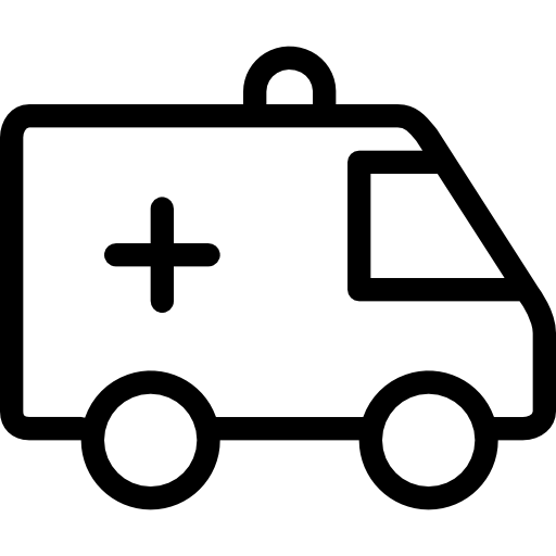 ambulanza Cursor creative Lineal icona