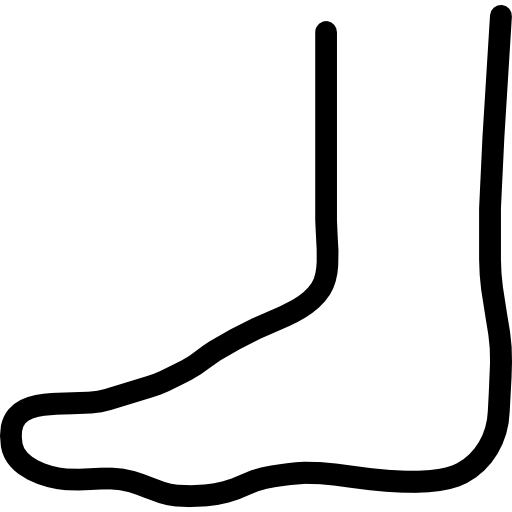 pierna Cursor creative Lineal icono
