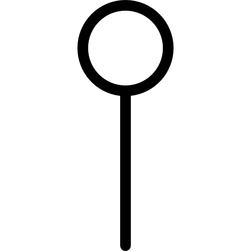 핀 Cursor creative Lineal icon