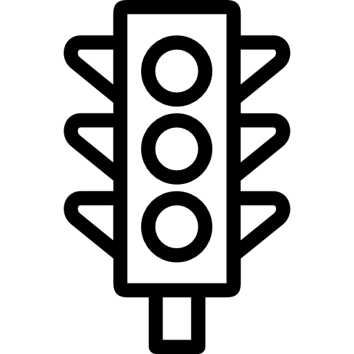 semáforo Cursor creative Lineal icono