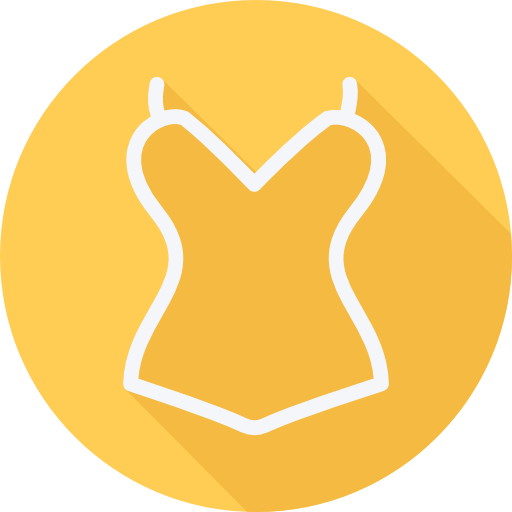 Swimsuit Cursor creative Flat Circular icon