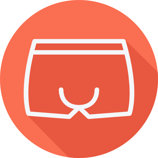 Underpants Cursor creative Flat Circular icon