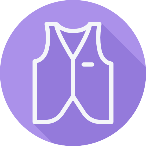 Vest Cursor creative Flat Circular icon