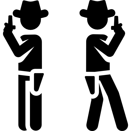 duel Pictograms Fill Icône
