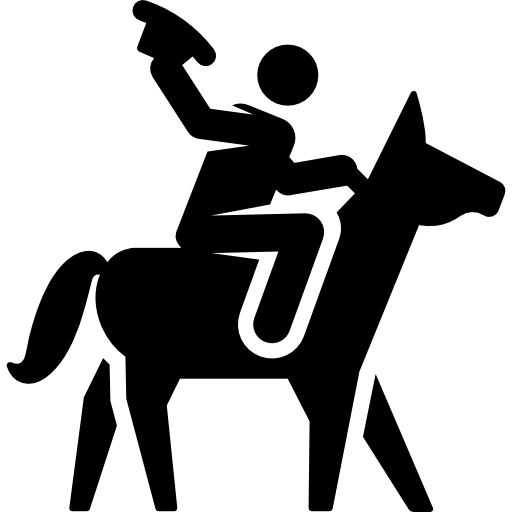 Cowboy Pictograms Fill icon