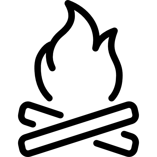 たき火 Cursor creative Lineal icon