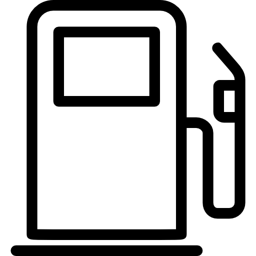 gasolinera Cursor creative Lineal icono