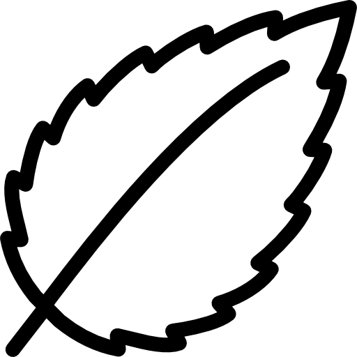 liść Cursor creative Lineal ikona