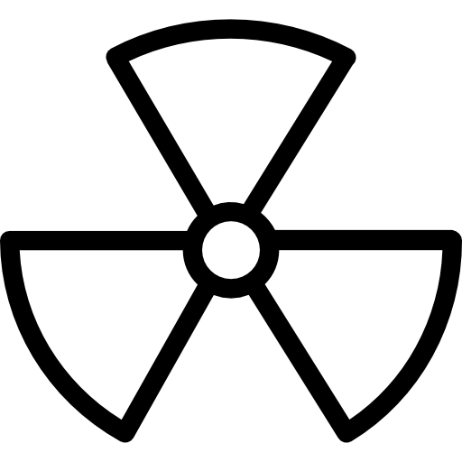 nuclear Cursor creative Lineal Ícone