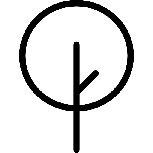 Árbol Cursor creative Lineal icono