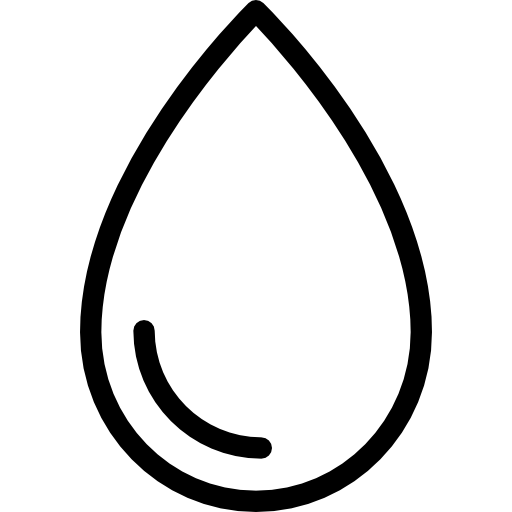 kropla wody Cursor creative Lineal ikona