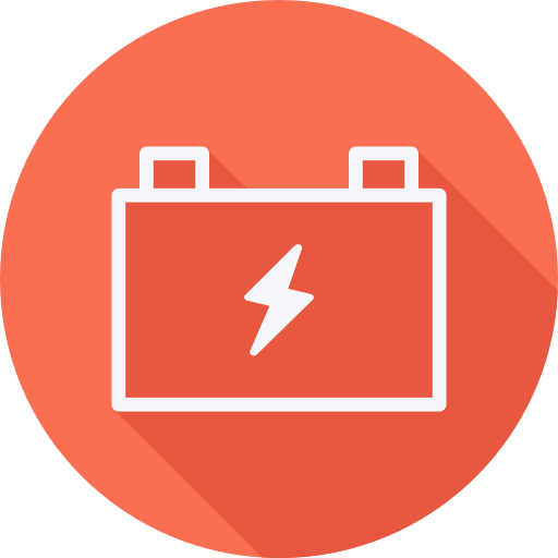 Battery Cursor creative Flat Circular icon