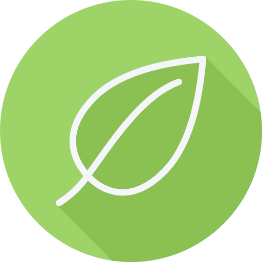 Leaf Cursor creative Flat Circular icon