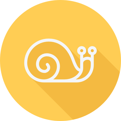 caracol Cursor creative Flat Circular icono