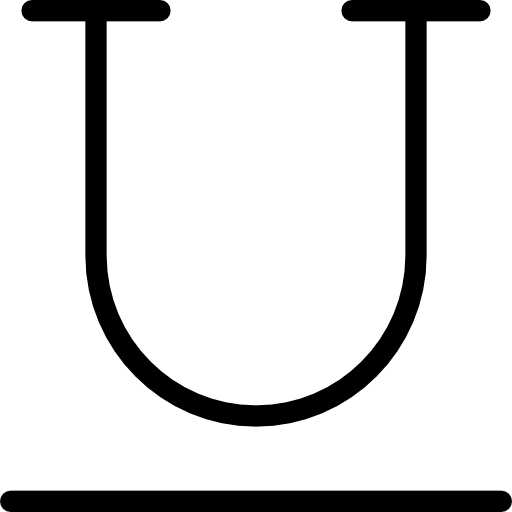 Underline Cursor creative Lineal icon