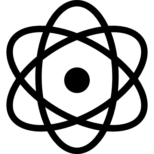 Atomic Cursor creative Lineal icon