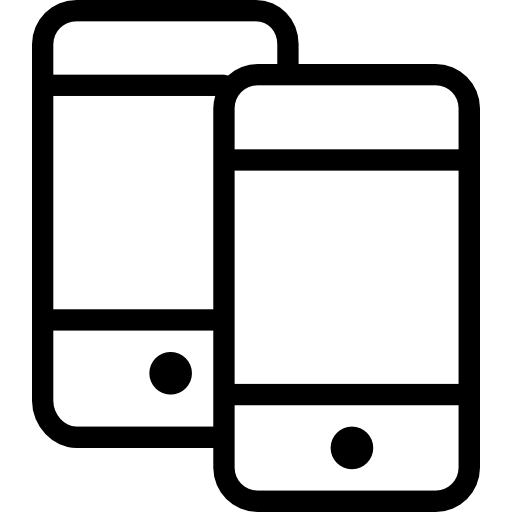 smartfon Cursor creative Lineal ikona