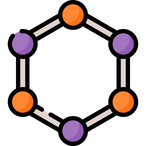 moléculaire Special Lineal color Icône