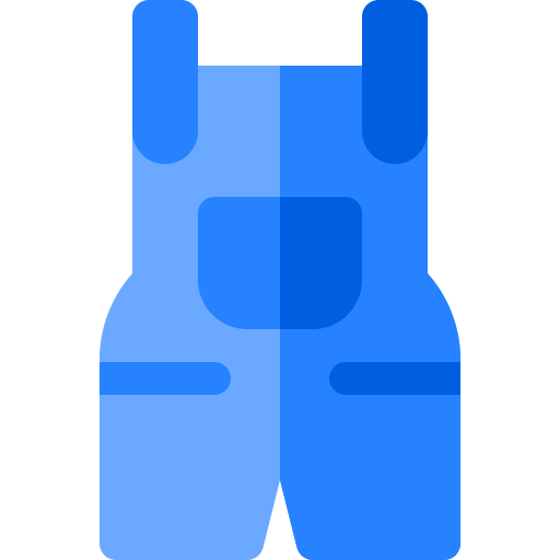 jumpsuit Basic Rounded Flat icoon