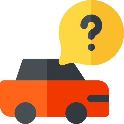 Driving test Basic Rounded Flat icon