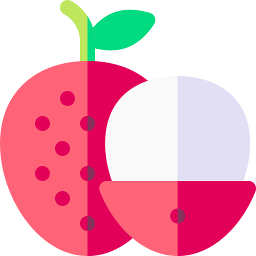 lychee Basic Rounded Flat icoon