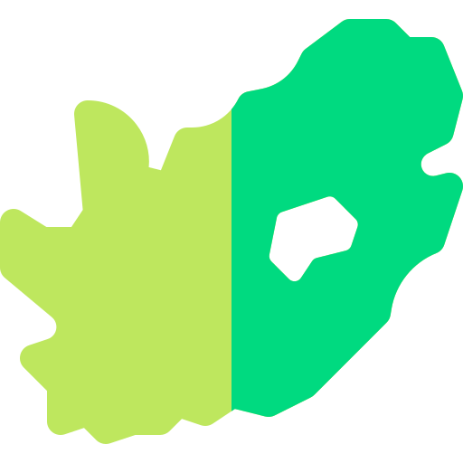 zuid-afrika Basic Rounded Flat icoon