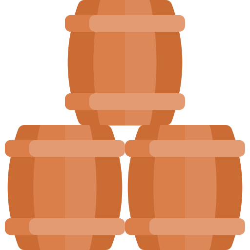 Wine barrel Special Flat icon