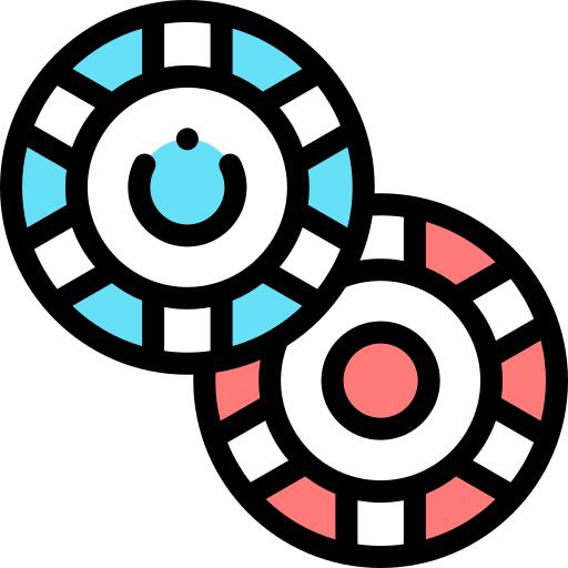 jetons de casino Detailed Rounded Lineal color Icône