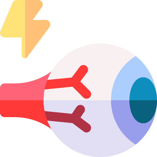 網膜 Basic Rounded Flat icon