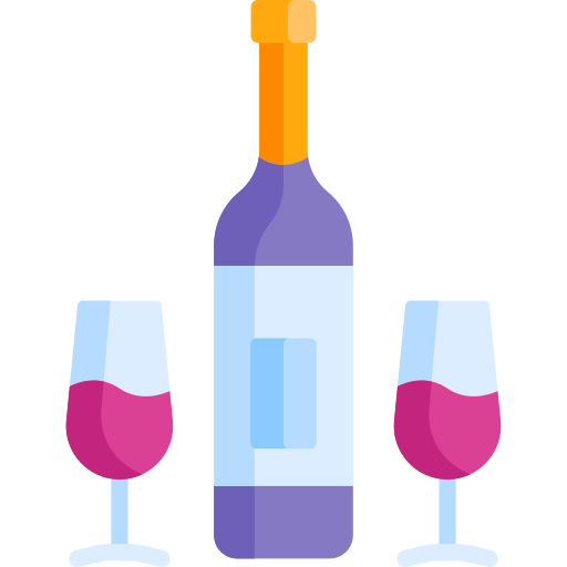 Бутылка вина Special Flat иконка