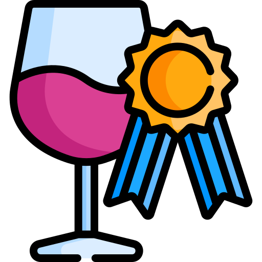 wijnglas Special Lineal color icoon