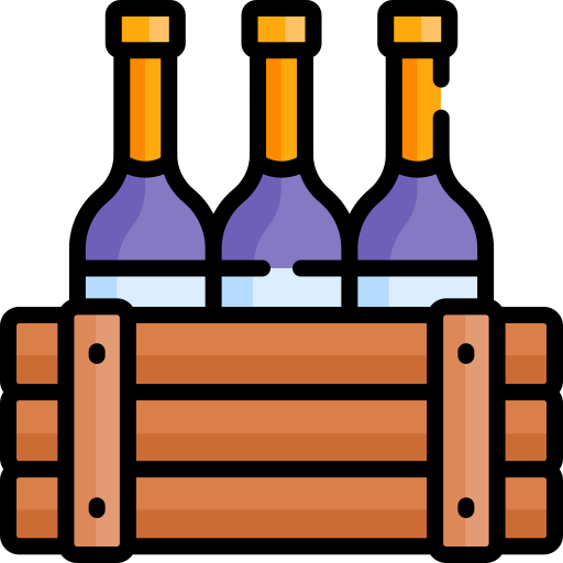bottiglia di vino Special Lineal color icona