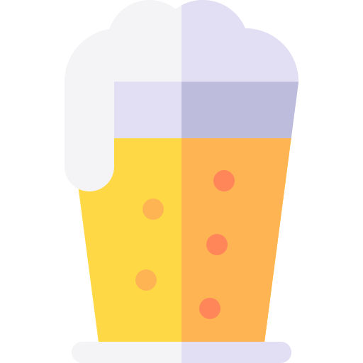 cerveza Basic Rounded Flat icono